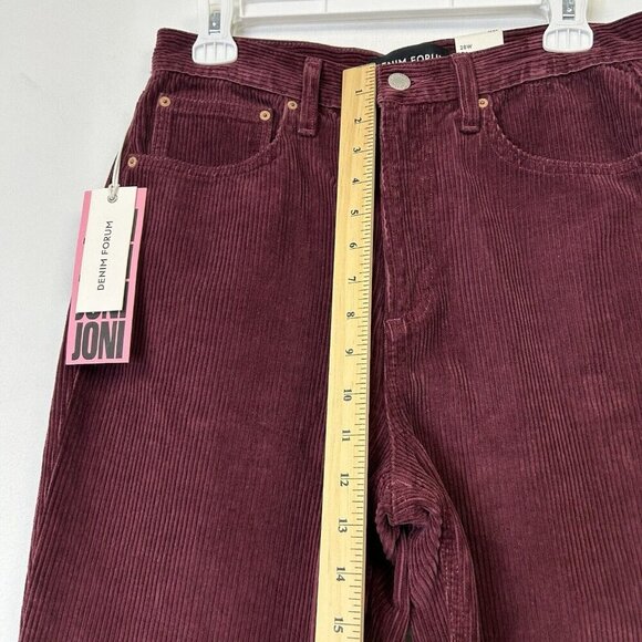 NEW Aritzia Denim Forum 90s Joni High Rise Loose Corduroy Jeans Womens Size 28 - Picture 8 of 14